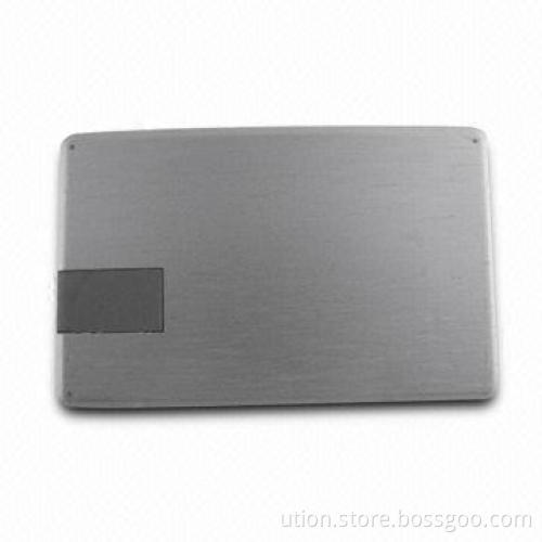 Credit Card Promotional USB Flash Drive with 1 to 8GB Capacity, Customized Samples, Free Logo